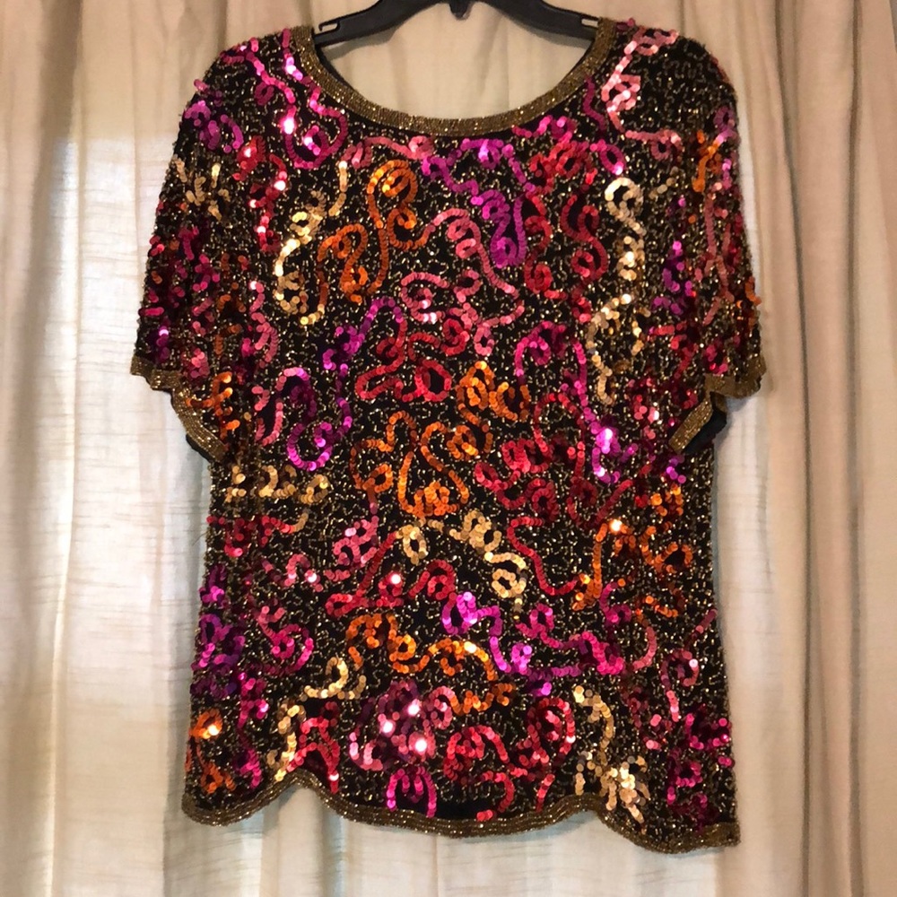 Vintage beaded top